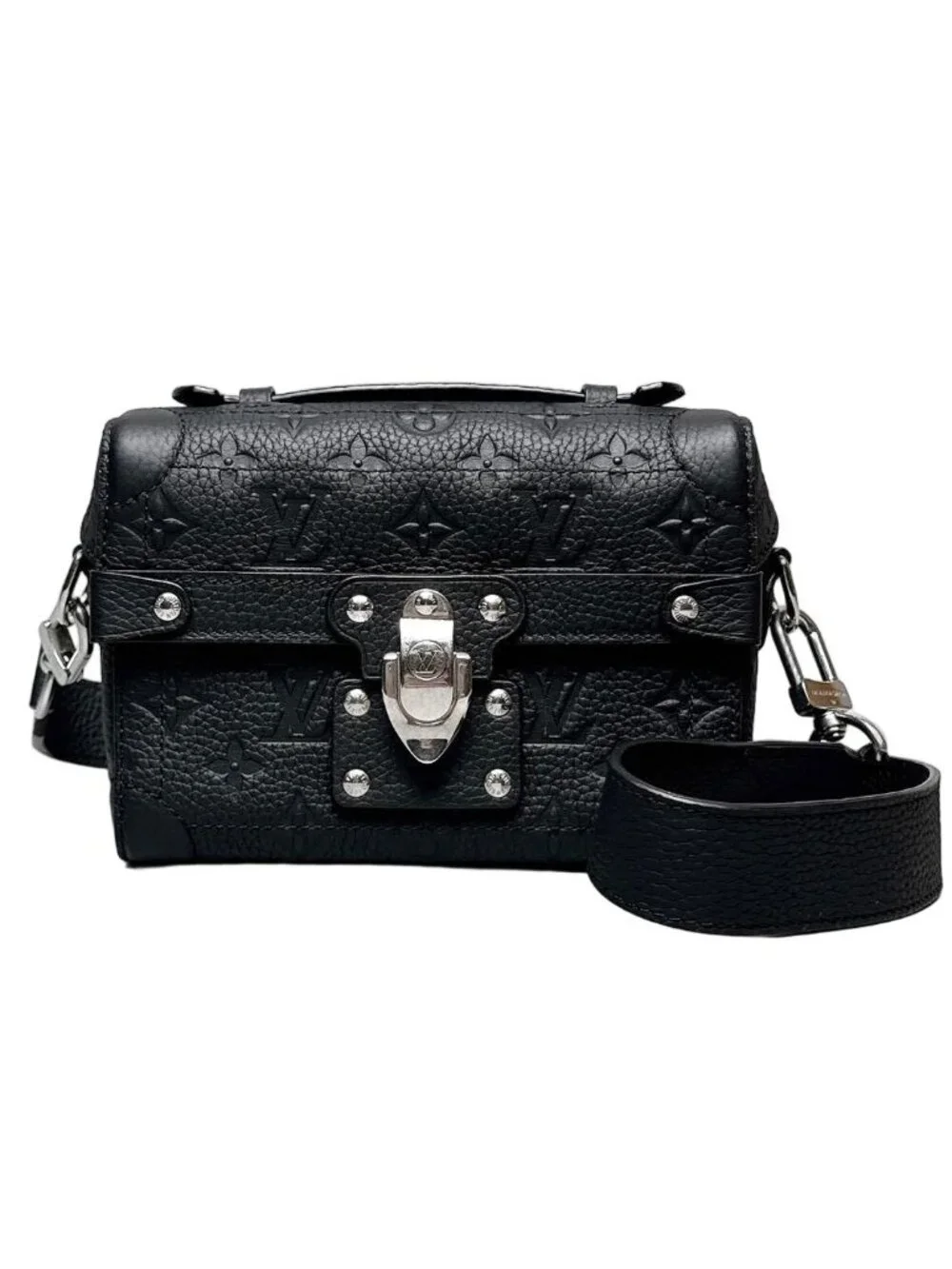 Louis Vuitton Monogram Taurillon Soul Trunk Black
